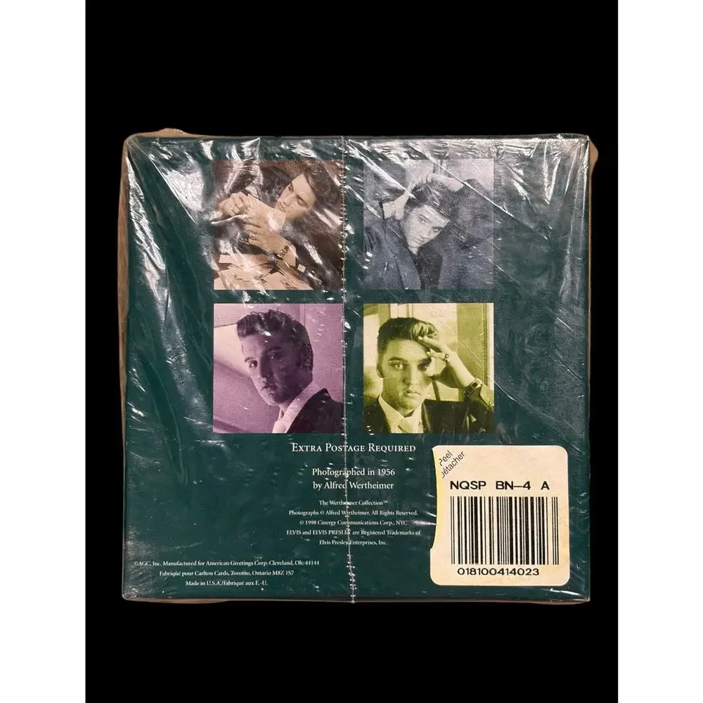 Vintage Young Elvis Presley Portrait Greeting Card Style Postcard Set 12 Cards - Picture 5 of 7